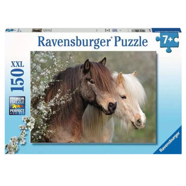 Ravensburger puslespill av hester / ponnier for barn