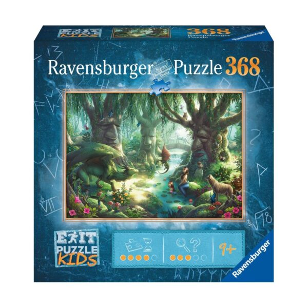 Ravensburger Exit Escape puslespill for barn. Den magiske skogen.