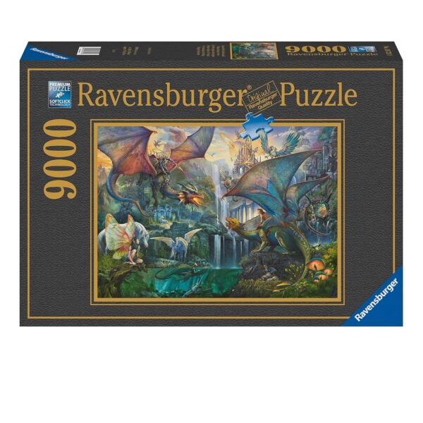 Ravensburger Dragenes rike puslespill med 9000 brikker